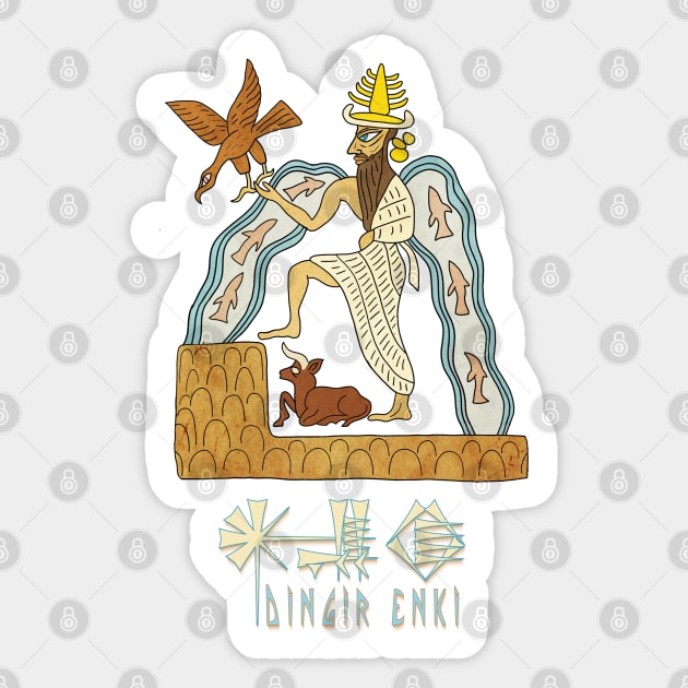 ENKI Sticker by Dingir ENKI